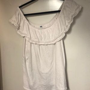 White off the shoulder blouse